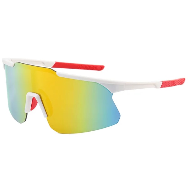 2024 Halvram Löparglasögon Överdimensionerade Sport Vindtäta Solglasögon Cykling Utomhus Män Sport Solglasögon för Unisex 11 sunglasses unisex outdoor