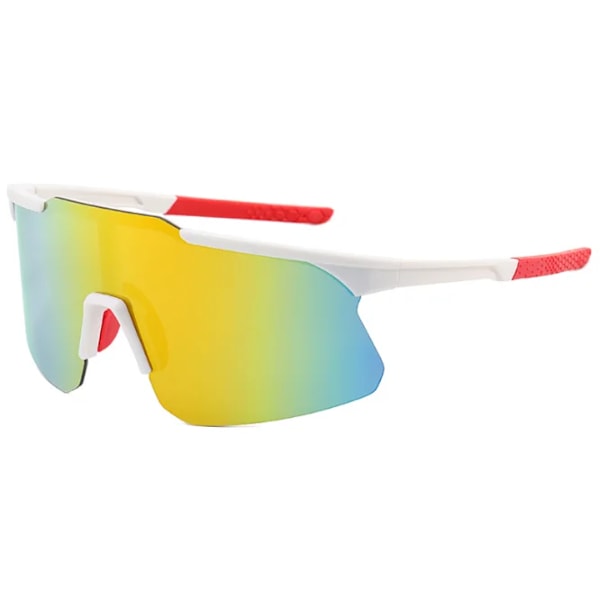 2024 Halvram Löparglasögon Överdimensionerade Sport Vindtäta Solglasögon Cykling Utomhus Män Sportsolglasögon för Unisex 8 sunglasses unisex outdoor