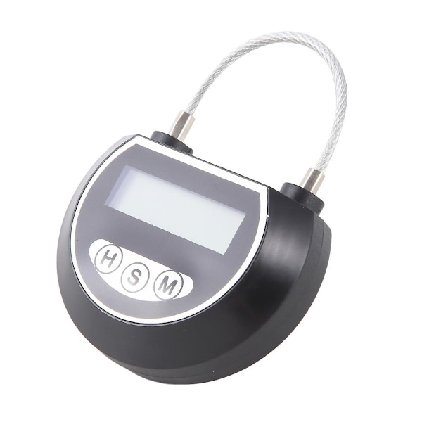 Elektronisk tidslås Timerlås Beholder Multifunktionel tidslås Beholder til legetøj Black