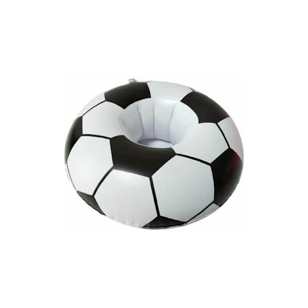 Large inflatable football shaped drinking cup with floating cup for summer outdoors