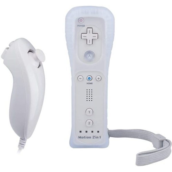 2 i 1 Integrerad Wiimote Motion Plus Controller och Nunch