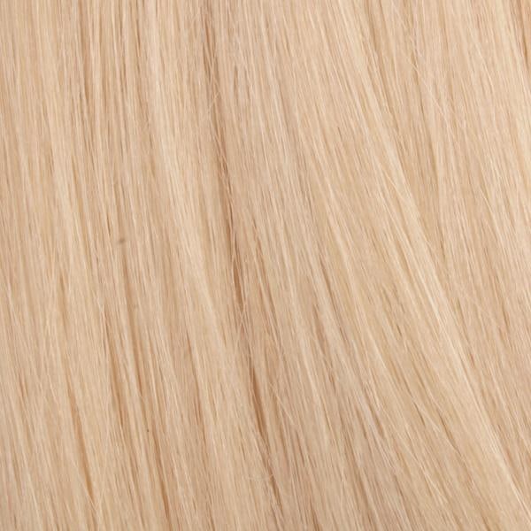 #613 Ljusblond - Original äkta läder remy nagelöglor Ljusblond 50cm 0.5g 25st