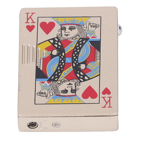 Poker Tändare Vindtät UV Lätt Zinklegering Påfyllningsbar Cigarr
