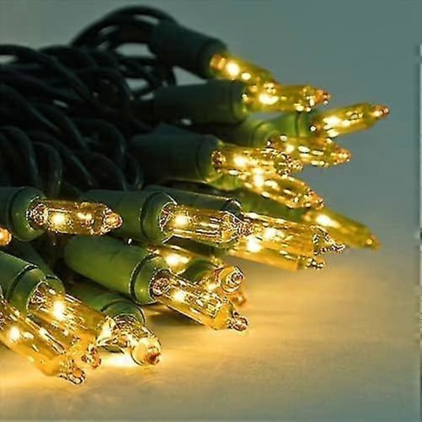 Julemini-lysstreng, 50 LED-lysstreng med UL-certificering White