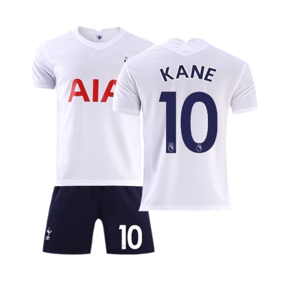 21-22 Tottenham Hotspur hjemmebanetrøje nr. 7 Son Heung-min nr. 10 Kane voksenbørns kortærmet fodbolduniform holduniform Tottenham Hotspur home game Children 18