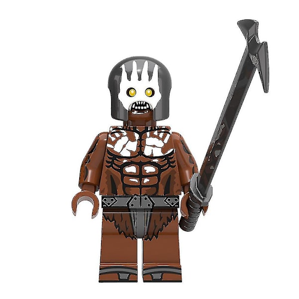 8 st The Lord Of The Rings-serien Minifigurer Byggklossar Kit, Soldater Krigare Mini Actionfigurer Leksak för Barn