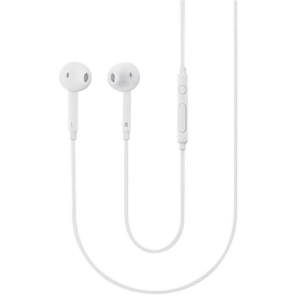 Samsung In Ear-hovedtelefoner med ledning, hvid, volumenkontrol, headset