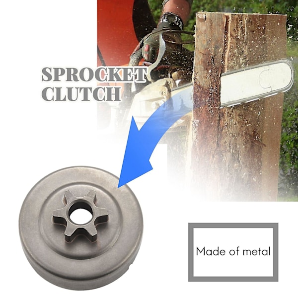 Sprocket-kytkin 3/8 tuumaa Stihl 017 018 021 023 025 Ms170 Ms180 Ms210 Ms230 Ms250 -moottorisahaan