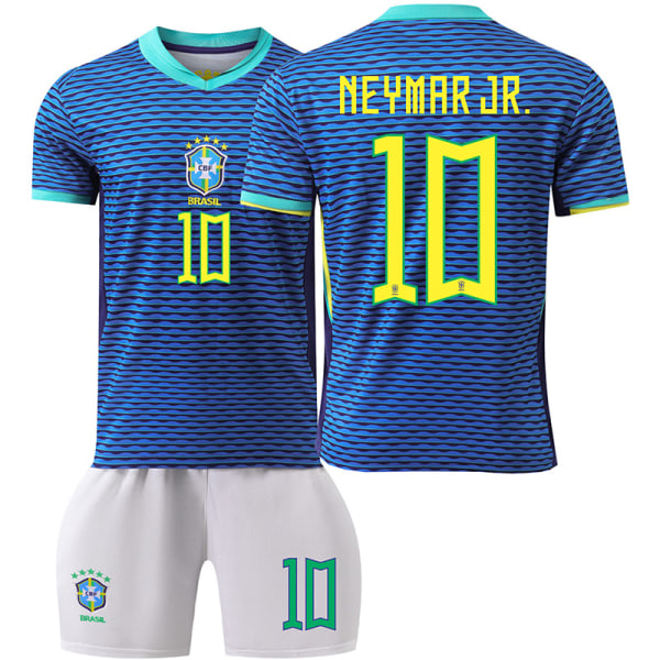24-25 Brasilian jalkapallopaita nro 10 Neymar 20 Vinicius 9 Charlesson lasten poika vieras jalkapalloasu Customized No.10 18 yards