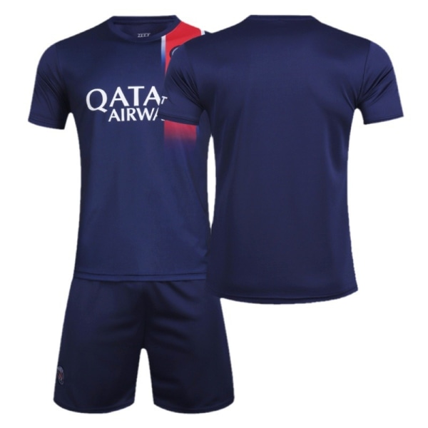 23-24 Paris hemmatröja nr 30 7 Mbappe 10 Neymar fotbollströja vuxen barn kostym 2324 Paris main 28 socks guard S (160-165cm)