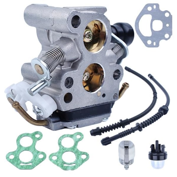 Karburator brændstof slange KIT kompatibel med Husqvarna 435 440 435E 440E Jonsared CS410 CS2240