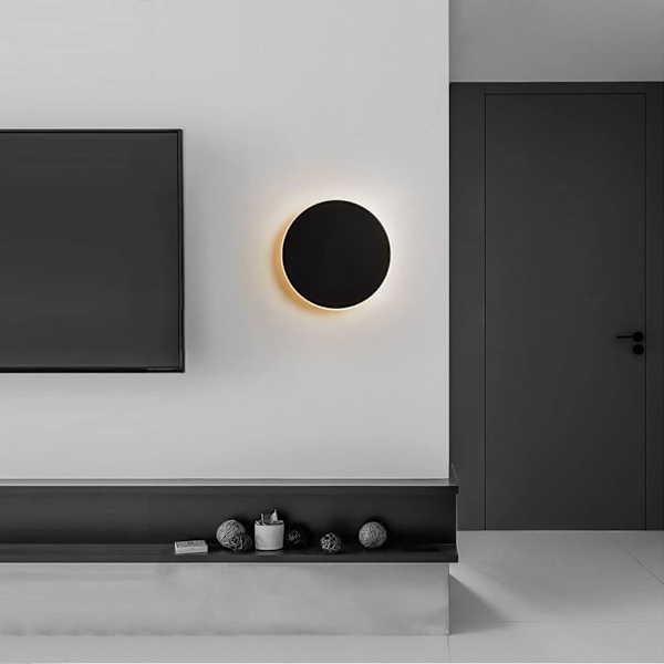 LED Vegglampe Innendørs med Trykkbryter 3 Fargetemperatur Justerbar Vegglampe Soverom Leselampe Sengelampe Vegglampe for Stue