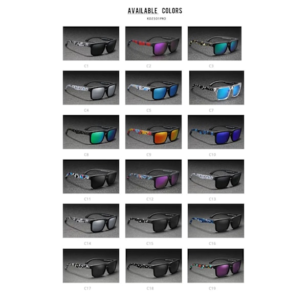 Trendiga designer solglasögon med polarisering, unisex, för män, färgglad beläggning, UV400 C6 Retro Sunglasses