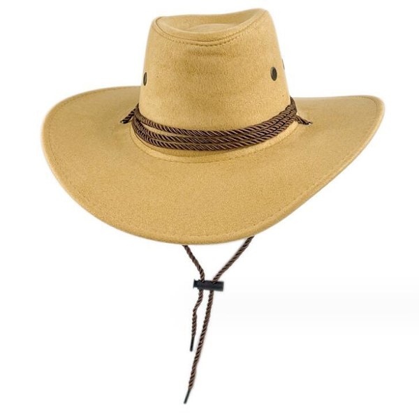 Vintage Cowboy Hat miehille ja naisille Light khaki