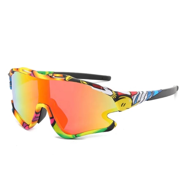 Polariserade trendiga löparsandglasögon med anpassad enlins unisex cykling ridning spegel sport solglasögon för män kvinnor C7 Sports Sunglasses