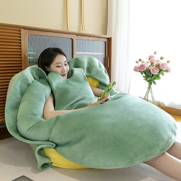 60cm 80cm Kilpikonnan Kuoren Tyyny Sohva Sänky Koriste Plussi Puku Plussi Leikki Green-WELLNGS Green Green 60 cm