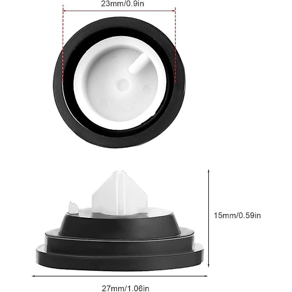 Sæt med 3 membraner til Siamp Float Valve Lav forsyning til Siamp Kugleventil Membranforsegling til WC