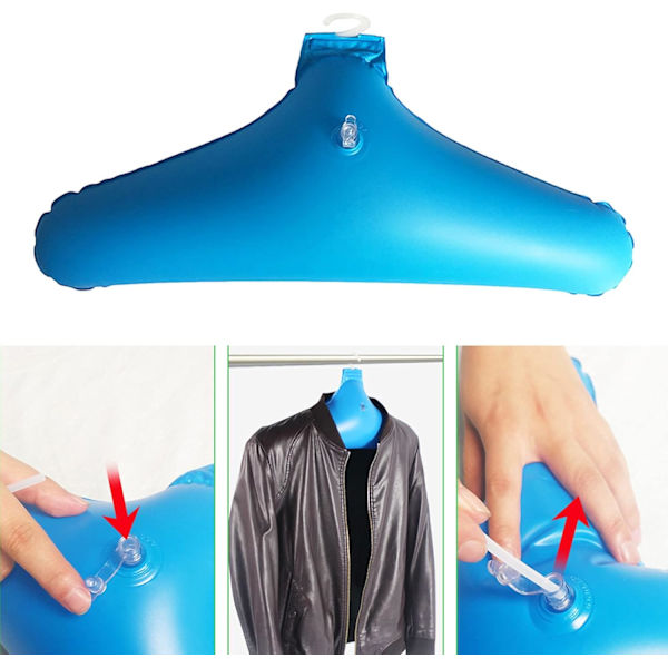 5 st Inflatable Klädhängare för Resor, Utomhus Klädhängare