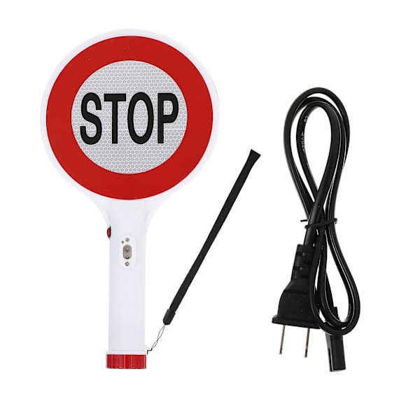 Leikkikalu Liikennevaroitusvalo Jalankulkijan Signaali Led Liikennevalo Vilahtava Käsikäyttöinen Stop-merkki T 35X18.5CM