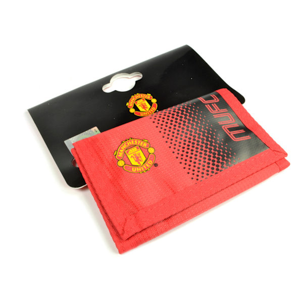 Manchester United Fade Lompakko 13x8cm Black Black
