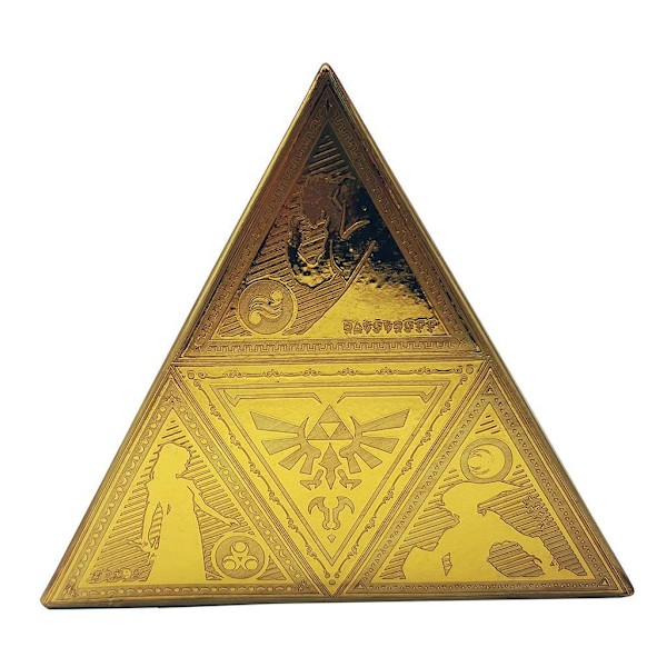 The Legend Of Zelda Triforce-formet sparegris One Size Guld Guld Gold One Size