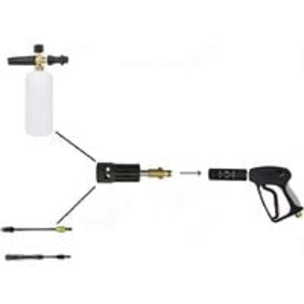 Adapter för högtryckstvätt, spary-stavkopplingar för högtryckstvättar, ersättning för Karcher K1 K2 K3 K4 K5 K6 K7, Nilfisk Gerni (1 Nilfisk Gerni)