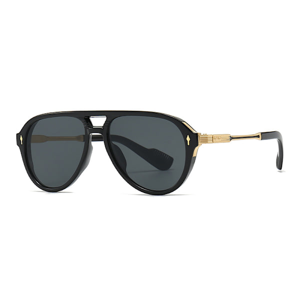 2024 pilotbriller for menn retro dobbel bro kvadratiske solbriller solbriller lager engros 6052 C6 C6 Fashion