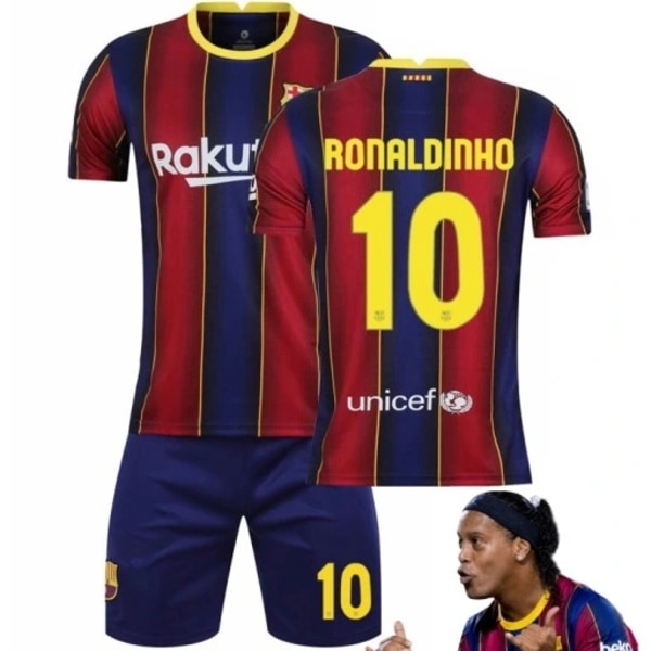 RONALDINHO FC BARCELONA BALL SET SET RETRO STYLE 1 1 xs