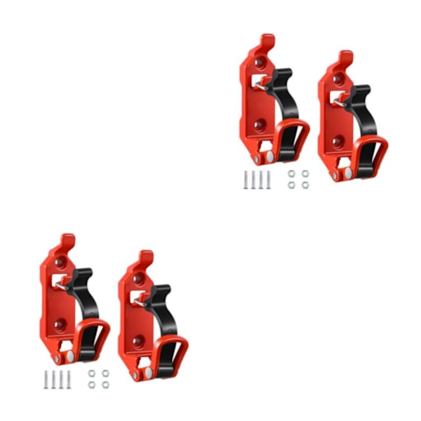 1/2/3 2-pack/parti Fäste för takräcketillbehör Väggmontering Orange Orange 2Sets