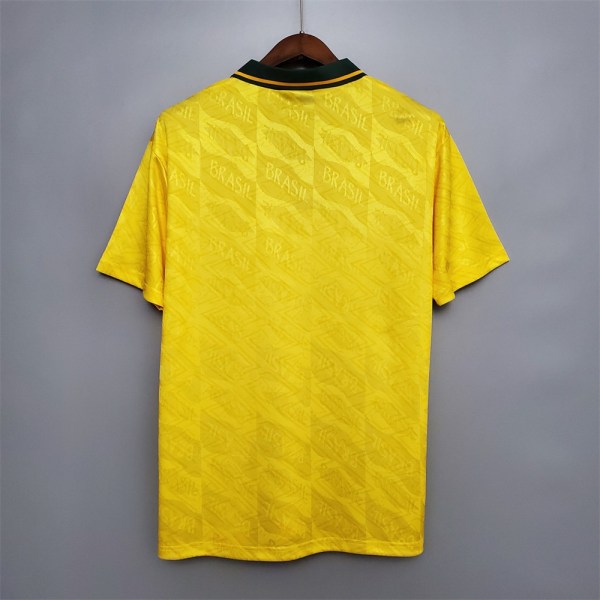 Brasiliansk retro fotbollströja 1991/1993 för tonåringar fotbollströja no name l