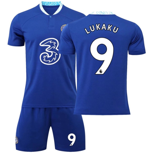 Chelsea Hjemmedrakt 22-23 Nr. 10 Pulisic Jersey 9 Lukaku 19 Mount Werner Fotballdrakt 2223 Chelsea home number 9 #18