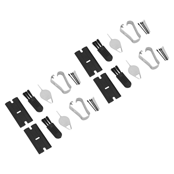 4 Sett Stylusspisser for Galaxy Tab S9 S9+Plus S9 Ultra S9 FE Glatte Stylus-Erstatningsspisser Svart Grå