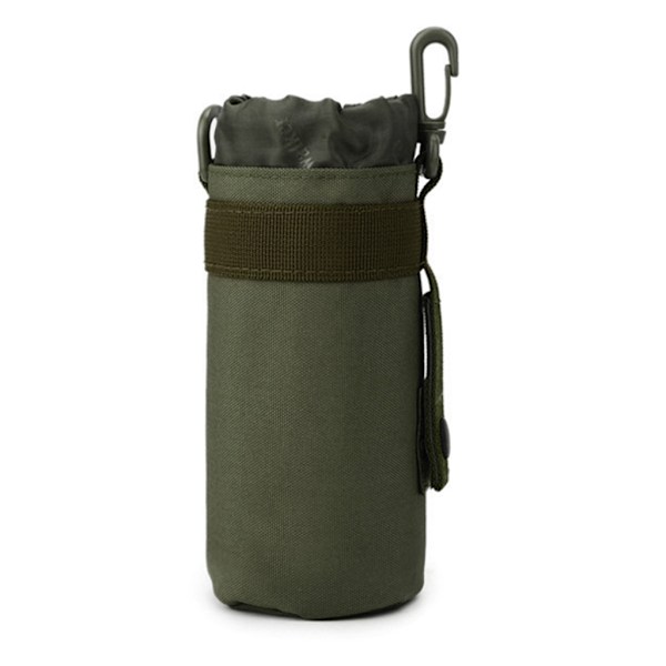 Molle Vandflaskeholder Taske Nylon Taktisk Molle Vandflaskepose Vandflaskeholder til Camping Vandreture Rejser Green 0.07