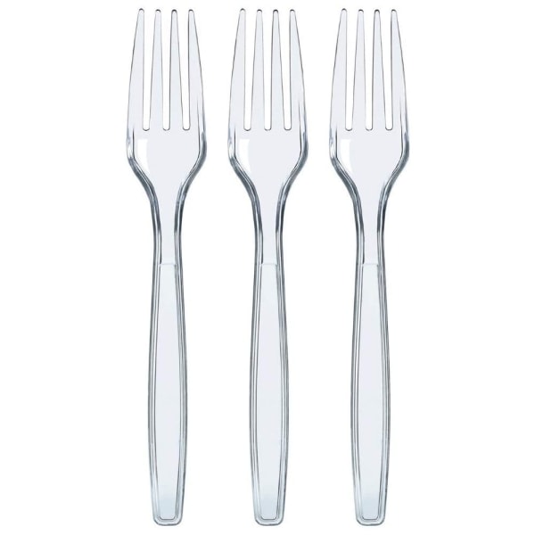 Disposable cutlery transparent plastic Disposable utensils Heavyweig