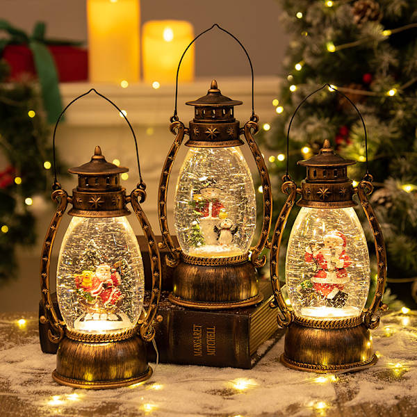 Julsnöboll Lykta