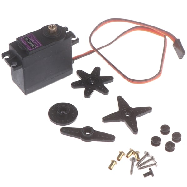 Set MG996R 360° Gear Servo Motor Stort Vridmoment för RC Helikopter