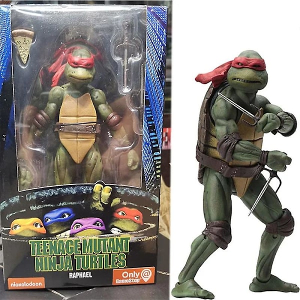 Ninja Turtle Anime Figur Neca 1990 Filmversion Begränsad Utgåva Action Figurine Pvc Staty Action Figurine Pojke Födelsedagspresent style 1