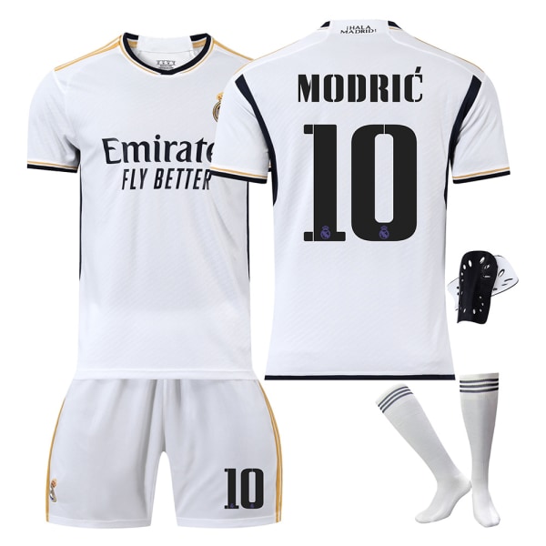 Real Madrid fodboldtrøje 2023-24 20 Vinicius 10 Modric 9 Benzema nr. 7 Hazard trøjeversion Home No. 11 + socks and gear XXXL