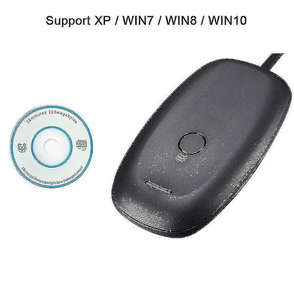 Bimirth Xdj Xbox360 Kontroller Mottaker Trådløs Kontroller til PC Adapter Trådløs Spillmottaker for Windows