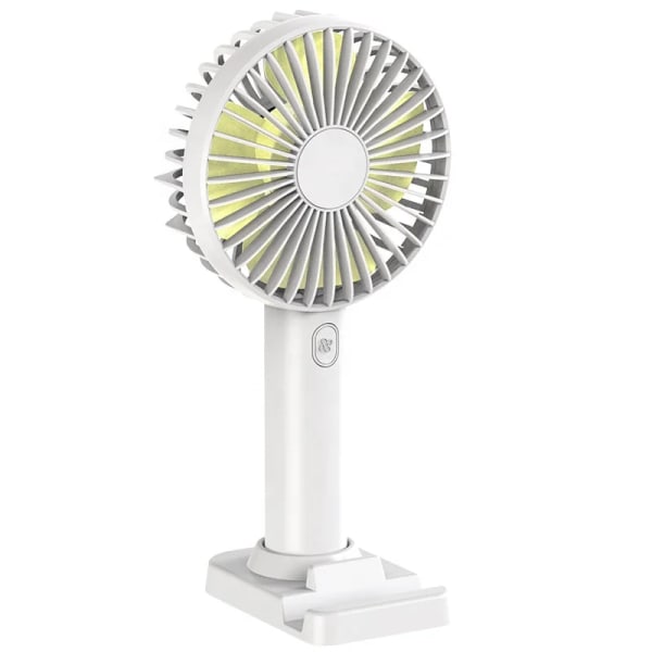 Passed 1200mah Battery Rechargeable Portable Mini Handheld Desktop with Mobile Phone Holder Hand Fan