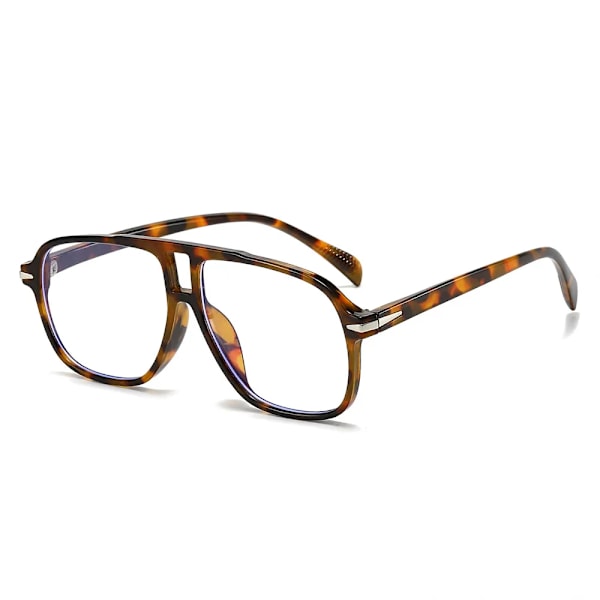 Twooo 40091 Nya Fashion Färgglada Dubbla Bryggor Anpassade Nyanser Solglasögon Kvinnor C8 Black / Clear designer fasionable sunglasses