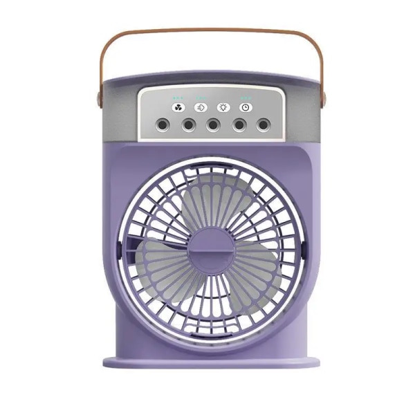 minikylare värme luftfuktare fläkt luft vattenkylare isfläkt bärbar i dörr purple