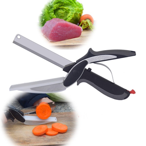 2-in-1 kitchen tools Kitchen Scissors Vegetable Scissors Smart Chopper Multifunctional kitchen scissors