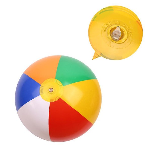 36cm2021 Sommaruppblåsbar Strandboll Sommar Utomhus Pool Lek Boll Simleksak Vattensport Vattenstudsboll TXTB1（25cm)