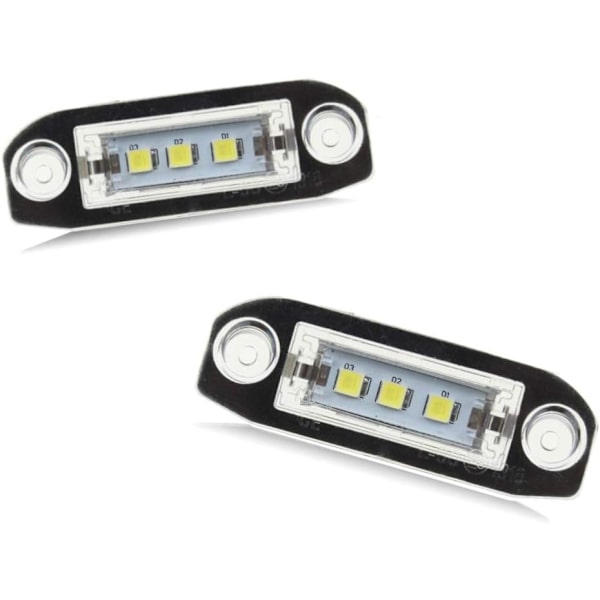 LED-skiltlys for bil, digitalt, egnet for S40 S60 S80 XC70 XC60 LED-(1 par)