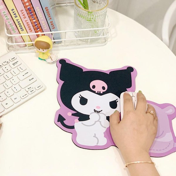 Sanrio hiirimatto Anime Kuromi e Mousepad Cartoon Irregular Anti A19