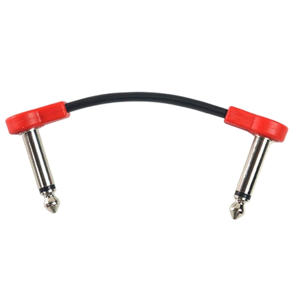 15cm/20cm Gitarr Effektpedal Kablar Höger Vinkel Patch Kabel Brusfri Kablar 0.03 20cm