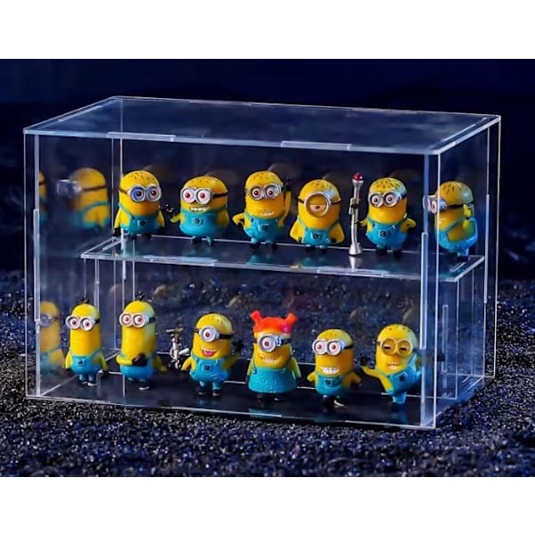 Weitengs Despicable Me Minionerna Rollfigur Display Leksak Pvc 12-pack Gul