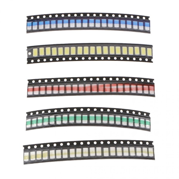 100 kpl SMD LED -valikoima diodilamppusarja Super SMD LED -valaisusarja 1210