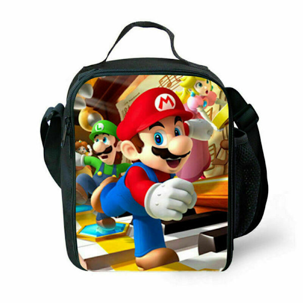 Mario Isoleret Madpakke Taske Udelivning Skole Mad Picnic Tasker C